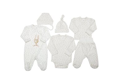 Set of clothes for newborns 6 items Lorita MIKI 1832Z-62 Set of clothes for newborns 6 items Lorita MIKI 1832Z-62