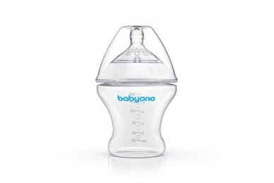 Baby Bottle BabyOno Anti-colic NATURAL NURSING 180 ml