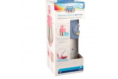 Thermal Sport Cup with Silicone Straw 300ml Canpol 74/054 Blue 3