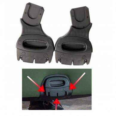 Adapteriai autokėdutei MaxiCosi, KITE-Tako 3 Adapteriai autokėdutei MaxiCosi, KITE-Tako 3