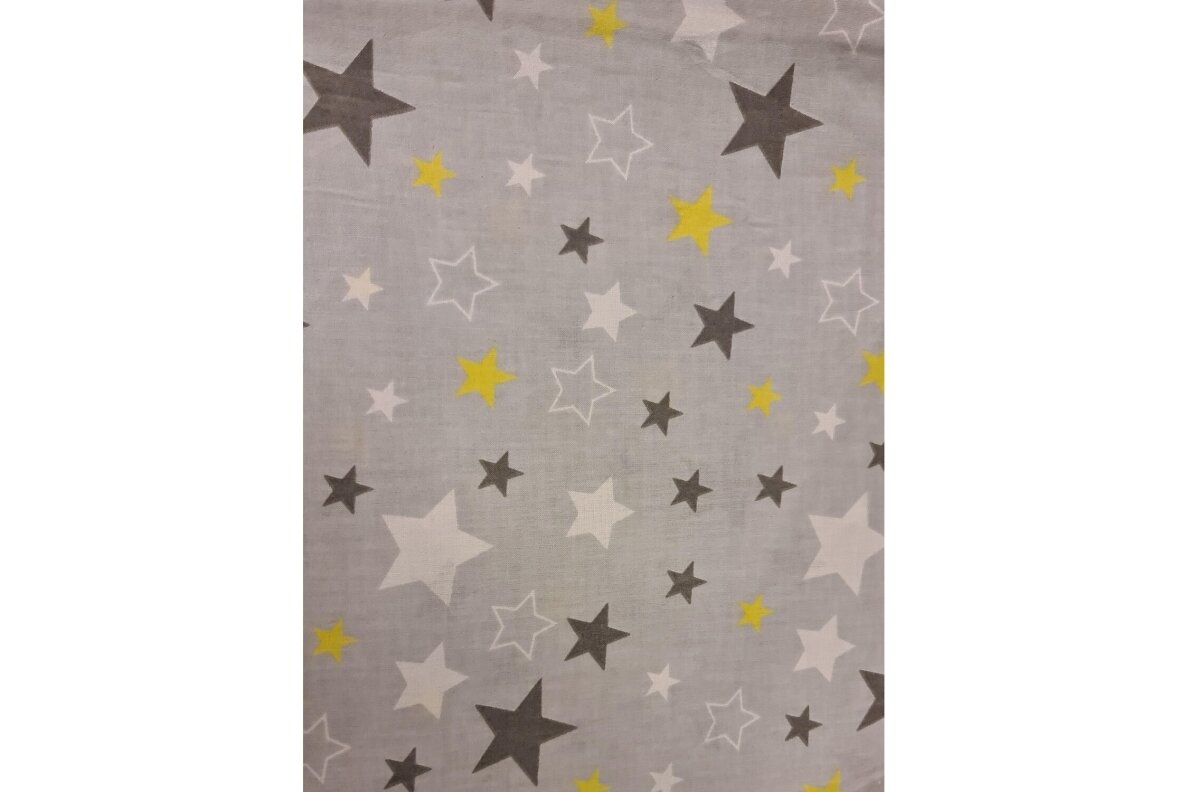 Baby Crib Braid Bumper Ankras STARS Grey-360 1 Baby Crib Braid Bumper Ankras STARS Grey-360 1