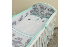 Baby Crib Bumper Ankras MIKA Mint 360 cm