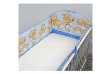 Baby Crib Bumper Ankras MIKA Blue 360 cm