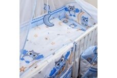 Baby Crib Bumper Ankras SOWY Blue 360 cm