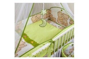Baby Crib Bumper Ankras PRZYJACIELE Green 360 cm Baby Crib Bumper Ankras PRZYJACIELE Green 360 cm