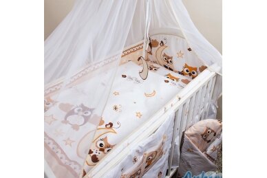 Baby Crib Bumper Ankras SOWY Beige 360 cm Baby Crib Bumper Ankras SOWY Beige 360 cm
