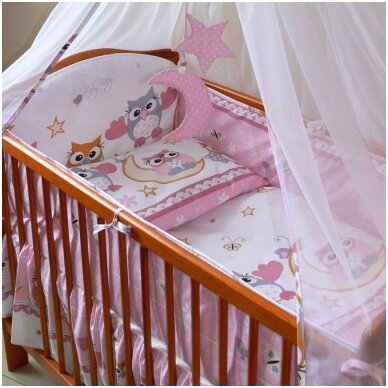 Защитные бортики на кроватку Ankras SOWY Pink 360 cm