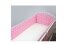 Baby Crib Bumper Ankras KROPKI Pink 360 cm
