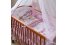 Baby Crib Bumper Ankras SOWY Pink 360 cm