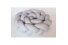 Baby Crib Braid Bumper Grey