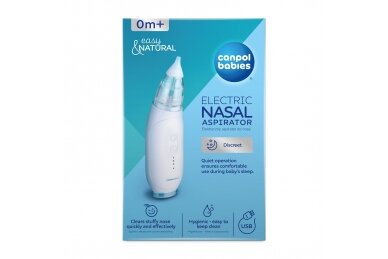 Elactric nasal aspirator Canpol EASY NATURAL, 9/319