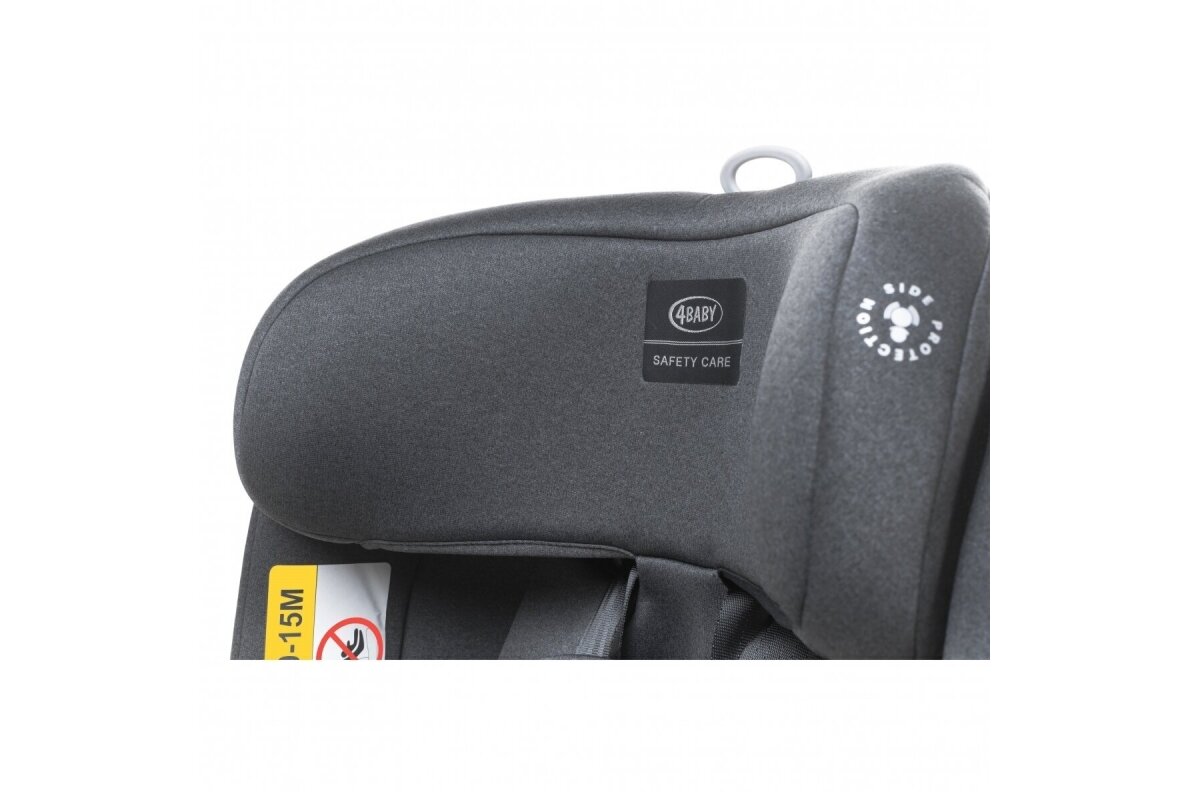 Car Seat 4BABY GO-FIX (76-150cm) Graphite 4 Car Seat 4BABY GO-FIX (76-150cm) Graphite 4