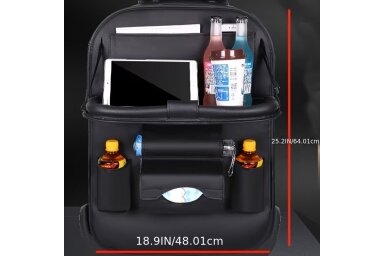 Car seat organizer with seat back table Car seat organizer with seat back table