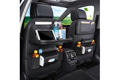 Car seat organizer with seat back table 1 Car seat organizer with seat back table 1