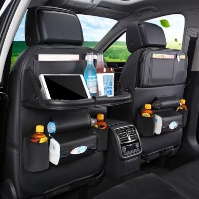 Automobilio organaizeris su staliuku ant sėdynės 1 Automobilio organaizeris su staliuku ant sėdynės 1