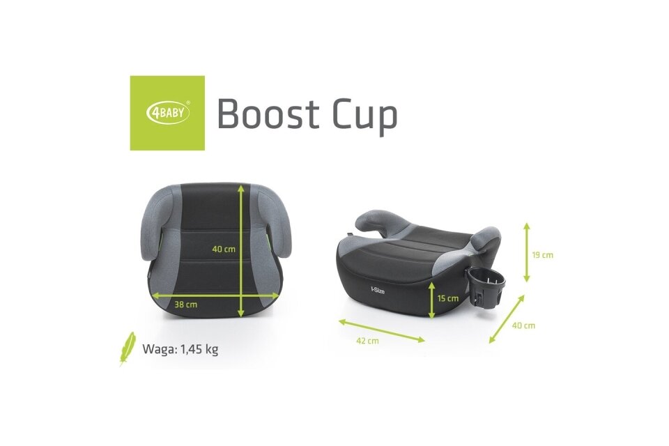 Car seat 4Baby BOOST CUP  i-Size (125-150) Graphite 5