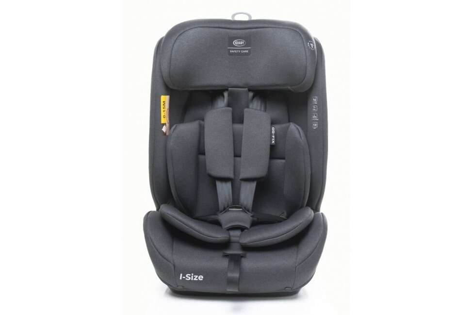 Car Seat 4BABY GO-FIX (76-150cm) Graphite 1