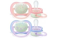 Avent  Ultra Air Night Dummy 376/12,  Double pack