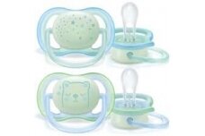 Avent  Ultra Air Night Dummy 376/12,  Double pack,