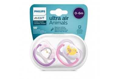 AVENT PacifiersULTRA  AIR, 080/06, 2 pcs 1