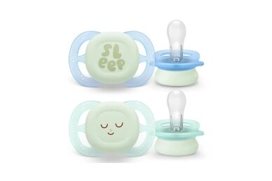 Avent ULTRA START Nighttime Dummy 075/18, Double pack Avent ULTRA START Nighttime Dummy 075/18, Double pack