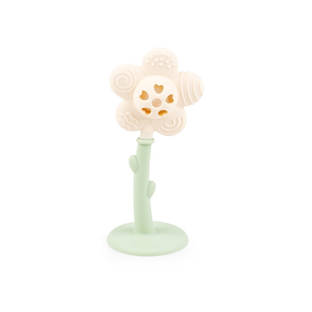 Погремушка-прорезыватель силиконовая -GiliGums FLOWER MERRY Mint