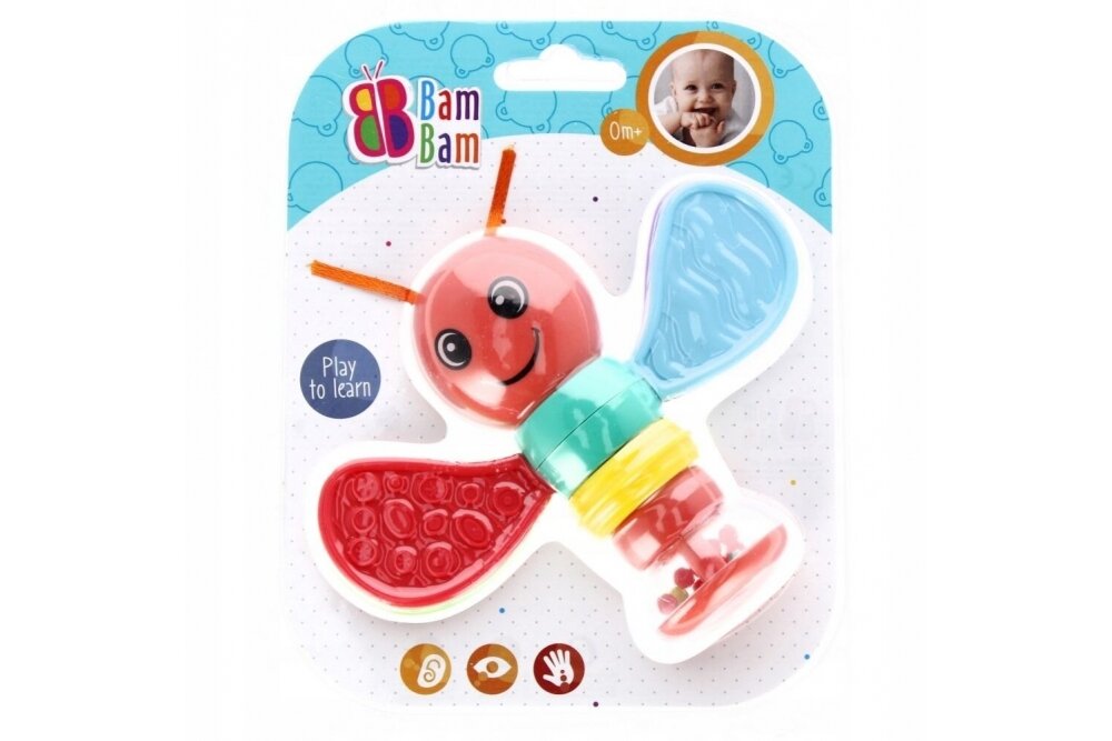 Rattle with Teether BamBam BEE 1 Rattle with Teether BamBam BEE 1