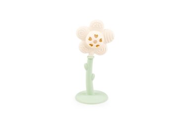 Silicone Rattle-teething GiliGums FLOWER MERRY Mint