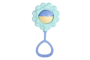 Rattle with ball FLOWER