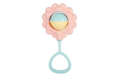 Rattle with ball FLOWER