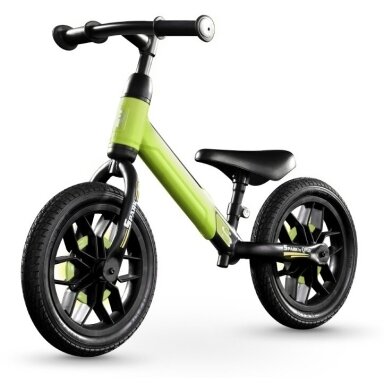 Balansinis dviratukas šviečiančiais ratais Q Play SPARK Green Balansinis dviratukas šviečiančiais ratais Q Play SPARK Green