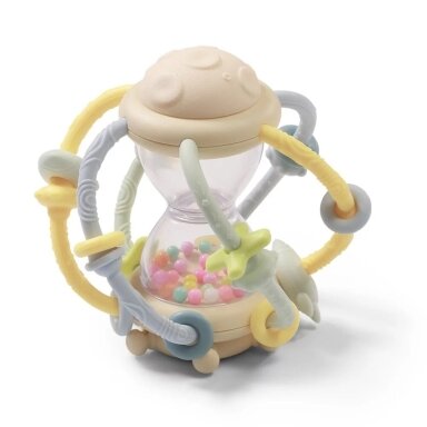 Barškutis-kramtukas sensorinis BabyOno HOURGLASS Barškutis-kramtukas sensorinis BabyOno HOURGLASS