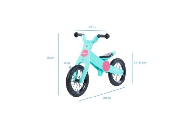 Balance bike MOOVKEE JACK Sweet Pink & Baby Blue 5 Balance bike MOOVKEE JACK Sweet Pink & Baby Blue 5