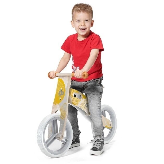 Balansinis dviratukas Kinderkraft RUNNER, Nature Grey 9 Balansinis dviratukas Kinderkraft RUNNER, Nature Grey 9