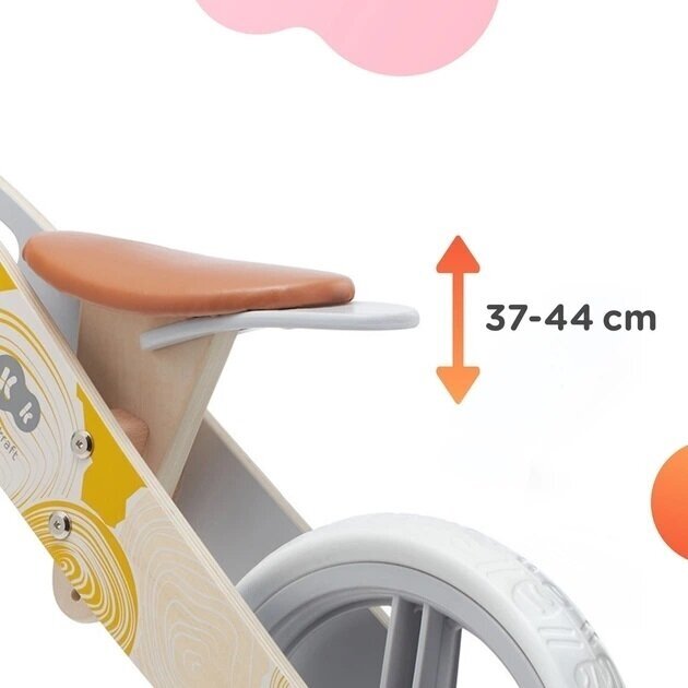 Balansinis dviratukas Kinderkraft RUNNER, Nature Grey 7 Balansinis dviratukas Kinderkraft RUNNER, Nature Grey 7
