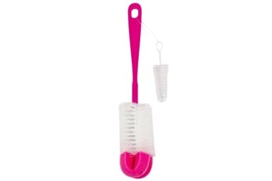 Brush for bottles and teats with mini brush&sponge tip BabyOno 720/02