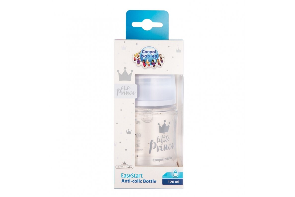 Canpol Baby Bottle 120 ml ANTI-COLIC ROYAL BABY 2 Canpol Baby Bottle 120 ml ANTI-COLIC ROYAL BABY 2