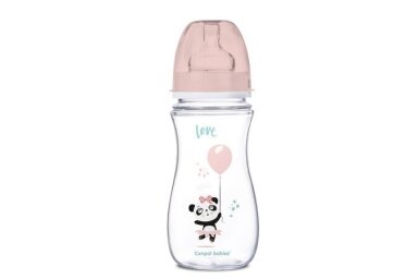 Canpol Baby Bottle EasyStart Anti-Colic EXOTIC ANIMALS 300 ml Canpol Baby Bottle EasyStart Anti-Colic EXOTIC ANIMALS 300 ml