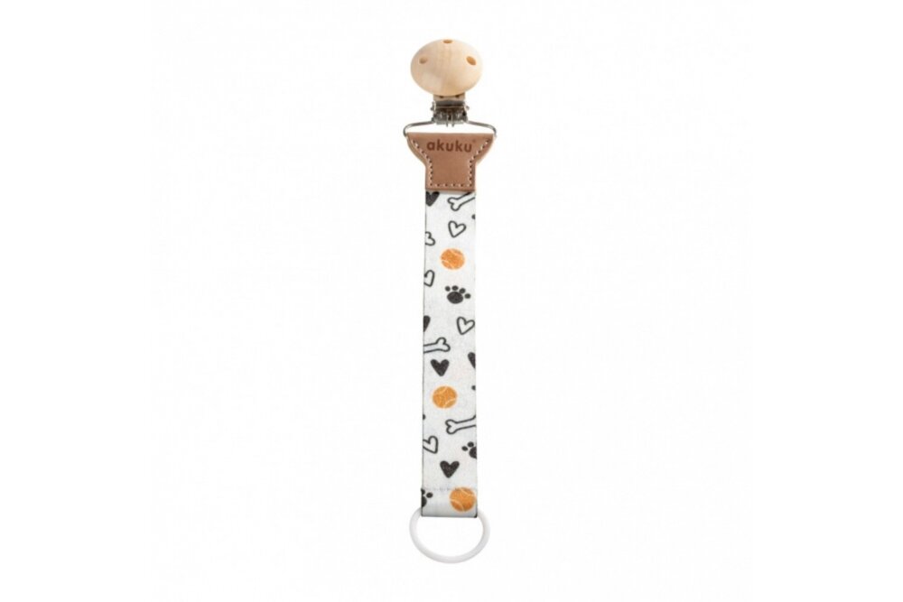 Clip On Soother Holders BONES 1