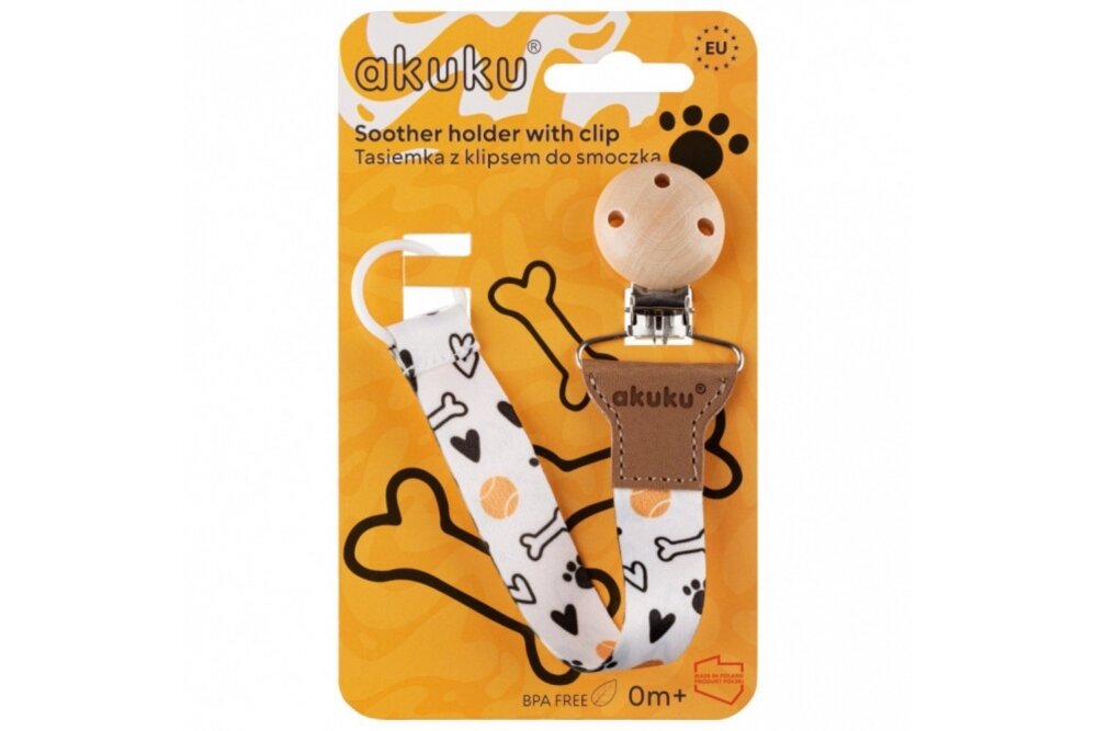 Clip On Soother Holders BONES 5 Clip On Soother Holders BONES 5