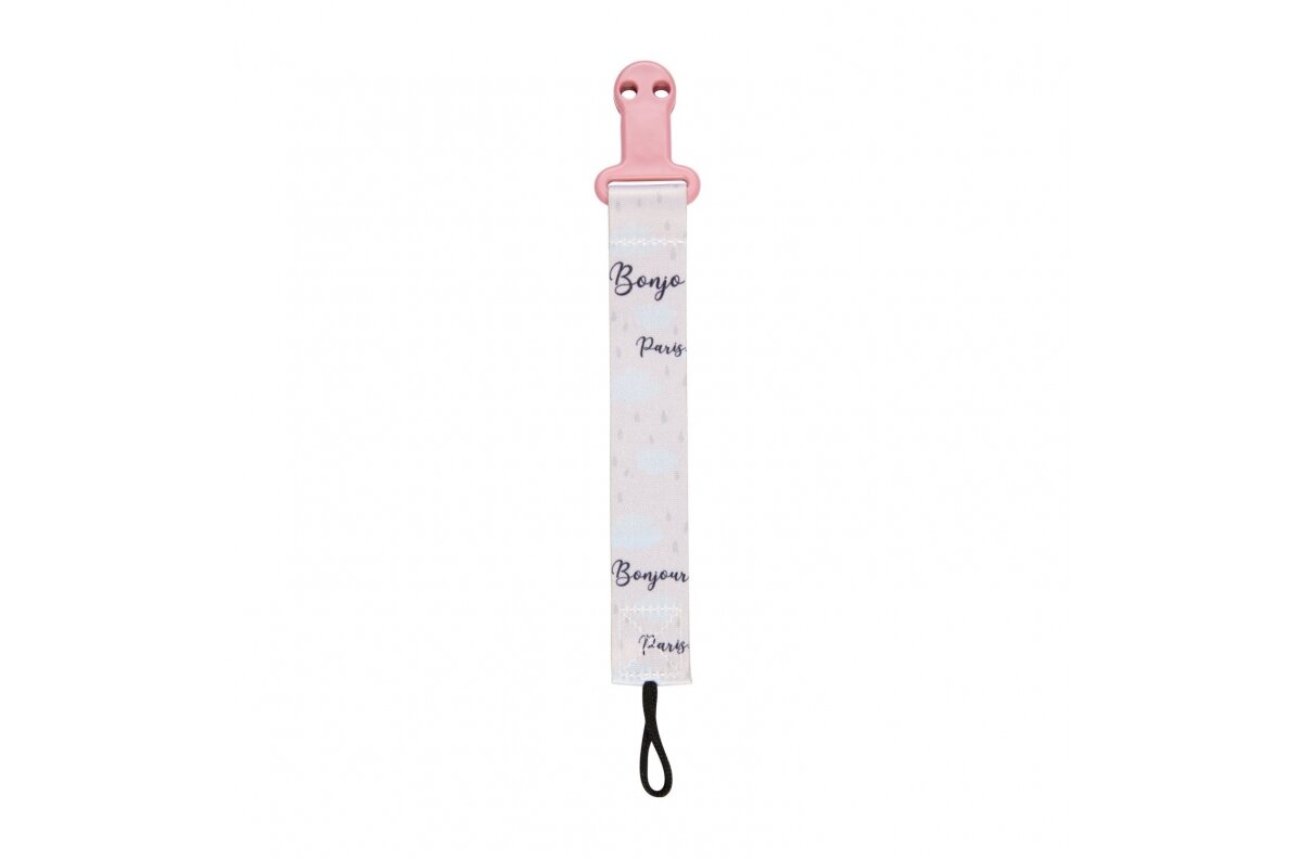 Babies Soother Clip with Ribbon Canpol BONJOUR PARIS 51/026 Babies Soother Clip with Ribbon Canpol BONJOUR PARIS 51/026