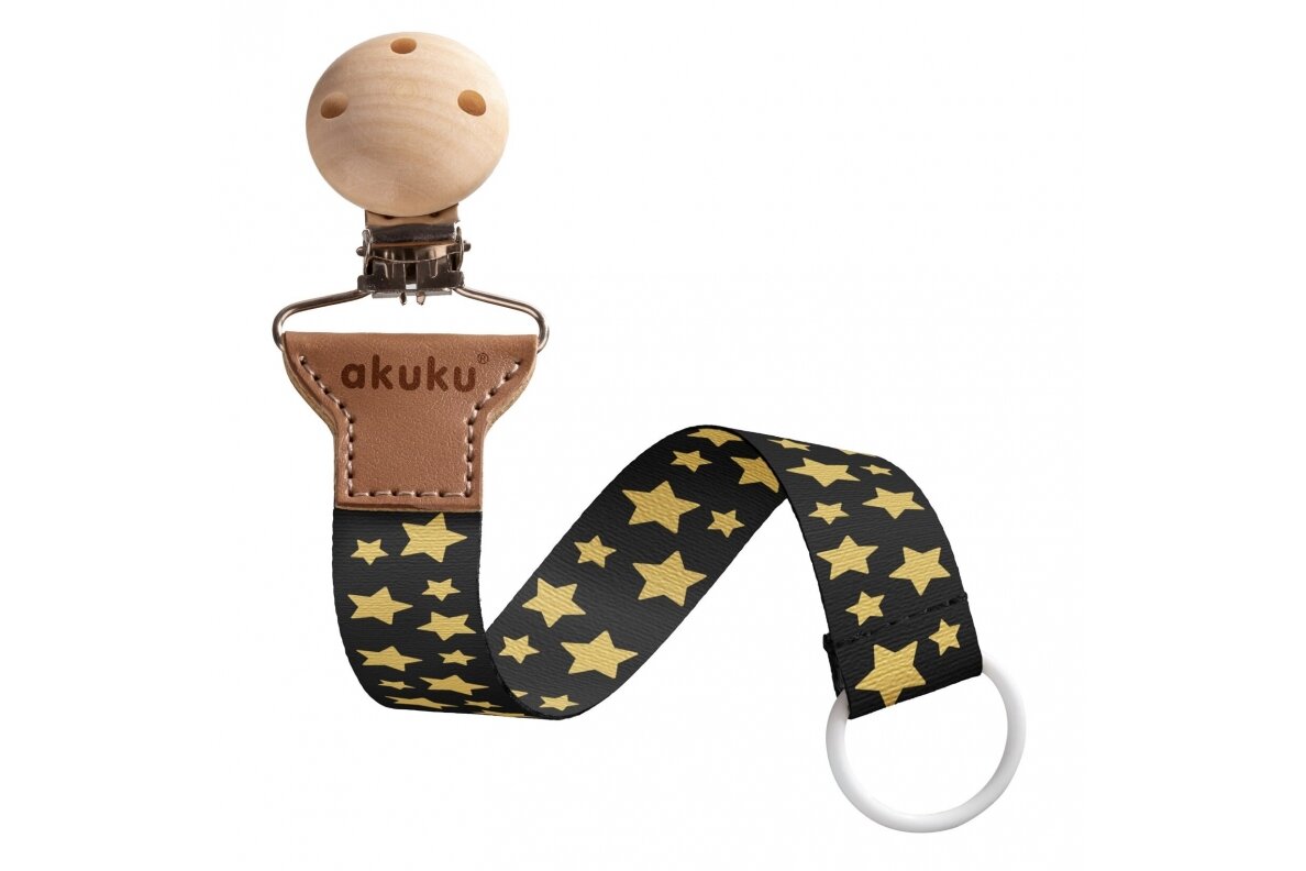 Clip On Soother Holders STARS