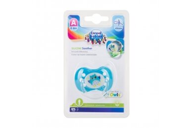 Soother Canpol  22/568 OWLS  Silikone, symmetrical 1