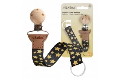 Clip On Soother Holders STARS 3 Clip On Soother Holders STARS 3