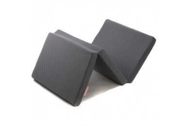 The folding mattress is a FikiMiki Grey 1 The folding mattress is a FikiMiki Grey 1