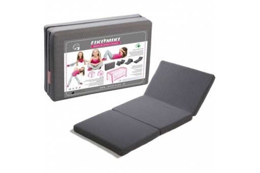 The folding mattress is a FikiMiki Grey The folding mattress is a FikiMiki Grey