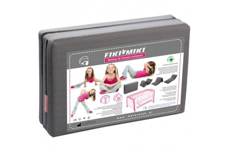 The folding mattress is a FikiMiki Grey 2 The folding mattress is a FikiMiki Grey 2