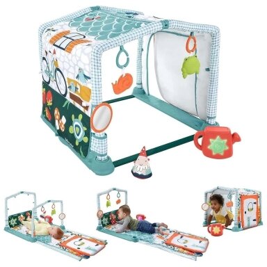Развивающий коврик Fisher-Price 3in1 CRAWL & PLAY Развивающий коврик Fisher-Price 3in1 CRAWL & PLAY