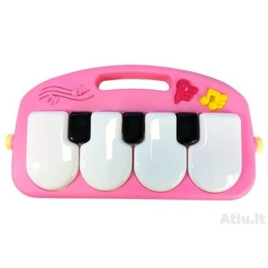 Daugiafunkcinis lavinamasis kilimėlis PIANO FITNESS RACK Pink 1