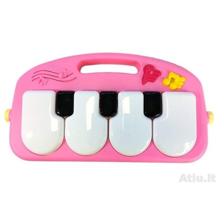 Daugiafunkcinis lavinamasis kilimėlis PIANO FITNESS RACK Pink 1